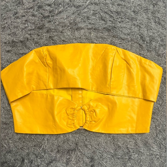 SHEIN Tops - New Faux Leather Tube Top!